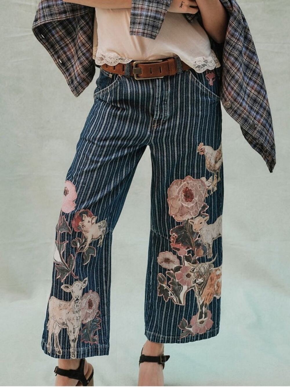 We The Free Farm To Peach Jeans